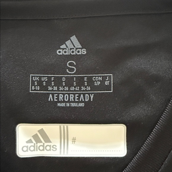 NWT Adidas Black Aeroready Long Sleeve Top - Picture 2 of 3